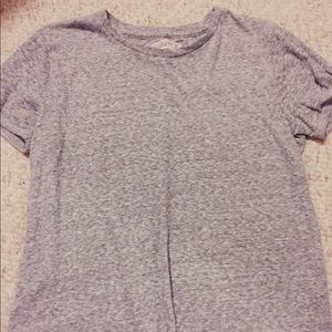 NWOT abercrombie marled grey top